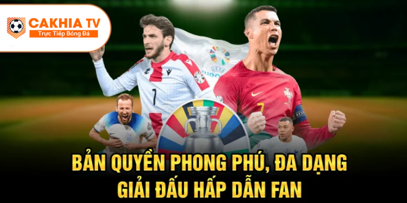 Tổng hợp nhiều môn thể thao phát sóng